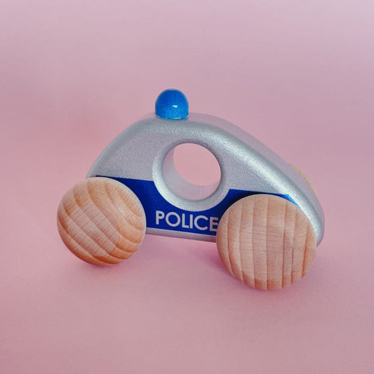 BAJO - Autko Policyjne drewniane - 42710B - EKO