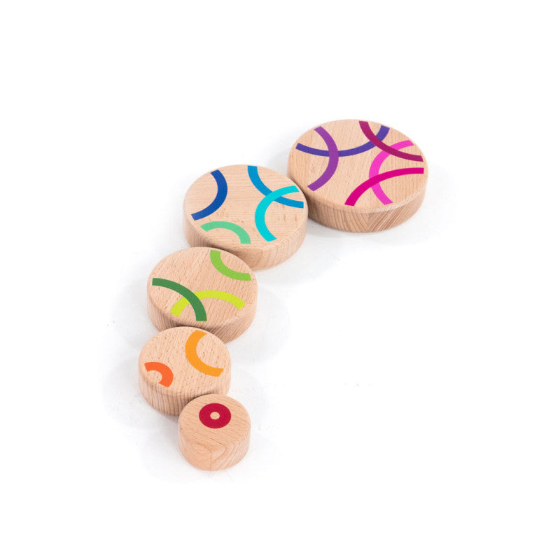 BAJO - Magnetyczna drewniana piramida - EKO