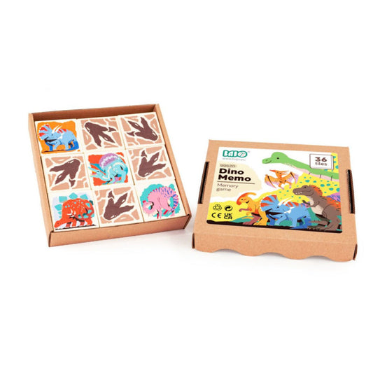 BAJO - Memo dino - Gra pamięciowa dla dzieci i dorosłych - EKO