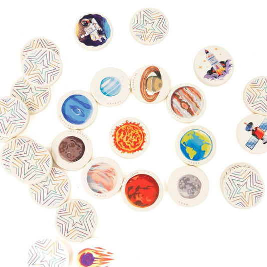 BAJO - Memo kosmos - Gra pamięciowa dla dzieci i dorosłych - EKO