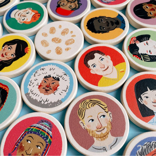 BAJO - Memo ludzie świata - Gra pamięciowa dla dzieci i dorosłych - EKO