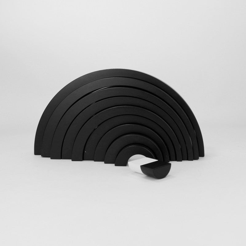 BAJO - Tęcza duża - black/white - EKO