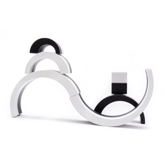 BAJO - Tęcza - black/white - EKO