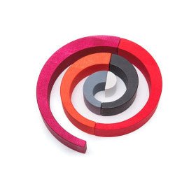 TOBE - Zestaw drewnianych łuków - Asymetryczne łuki - 78800 - BajoToys.pl