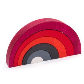 TOBE - Zestaw drewnianych łuków - Asymetryczne łuki - 78800 - BajoToys.pl