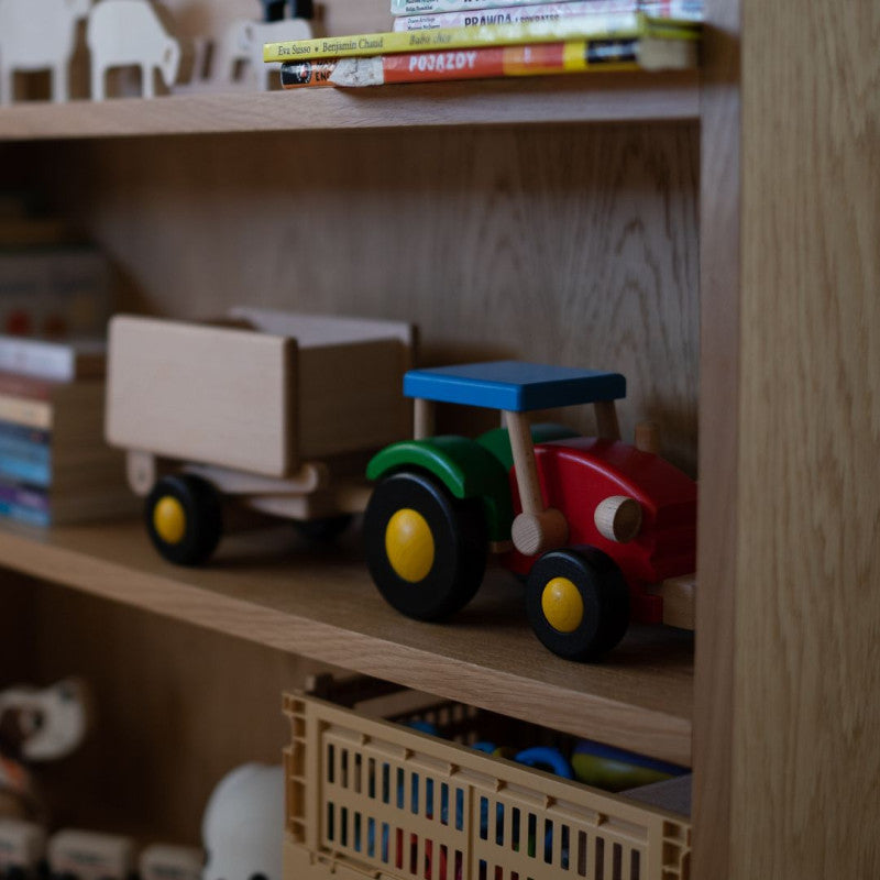 BAJO - Traktor z przyczepka Drewniany Premium - 43310 - EKO