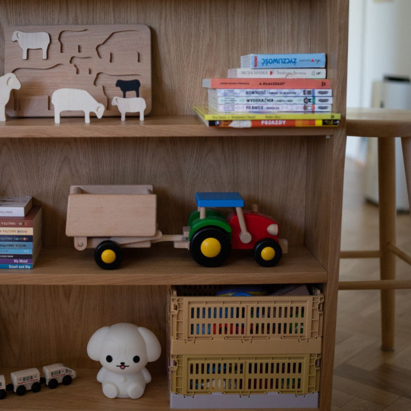 BAJO - Traktor z przyczepka Drewniany Premium - 43310 - EKO