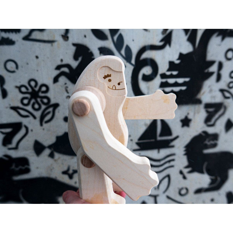 BAJO - Yeti - drewniana zabawka sensoryczna - EKO