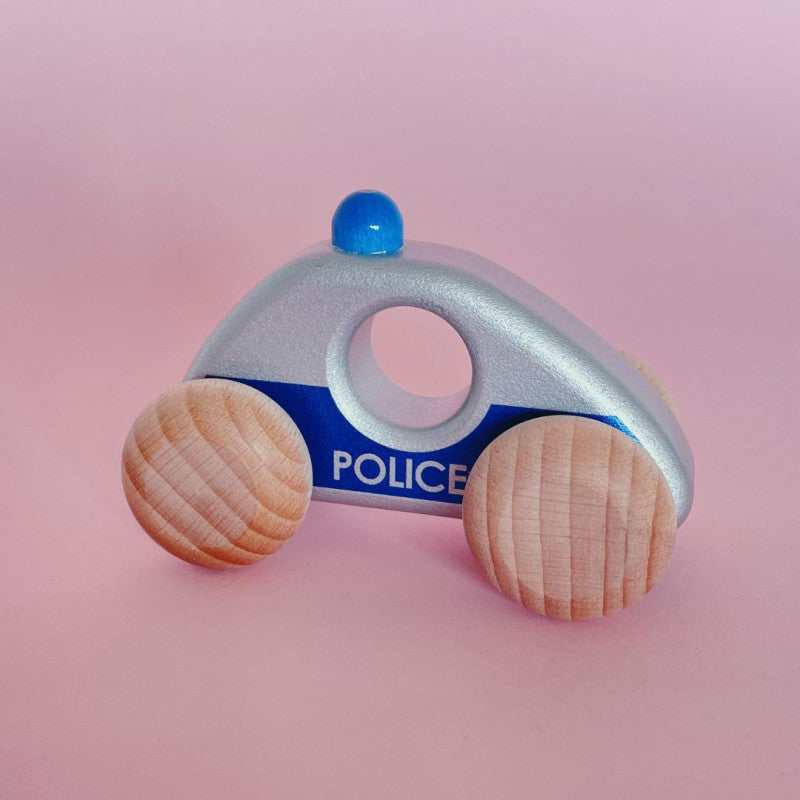 BAJO - Autko Policyjne drewniane - 42710B - EKO