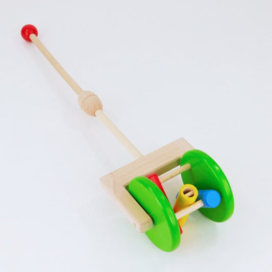 BAJO - Drewniana grzechotka do pchania - EKO