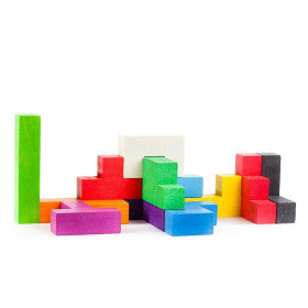 BAJO - Pentomino - drewniane klocki edukacyjne - 97610