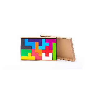 BAJO - Pentomino - drewniane klocki edukacyjne - 97610