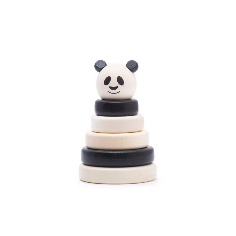 BAJO - Piramida panda drewniana - BAJO 39390