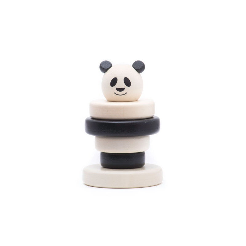 BAJO - Piramida panda drewniana - BAJO 39390