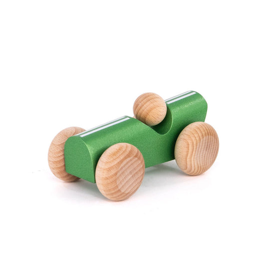 BAJO - Samochód vintage drewniany - metaliczna farba - 43630 - EKO
