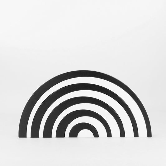 BAJO - Tęcza duża - black/white - EKO