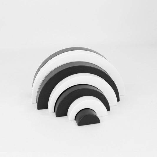 BAJO - Tęcza - black/white - EKO